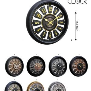 Heritage Trax Wall Clock